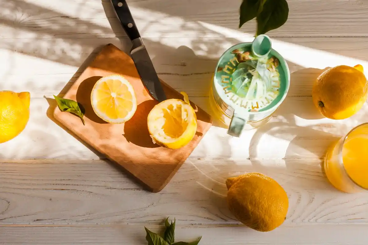Dutch lemon water morning kitchen energy