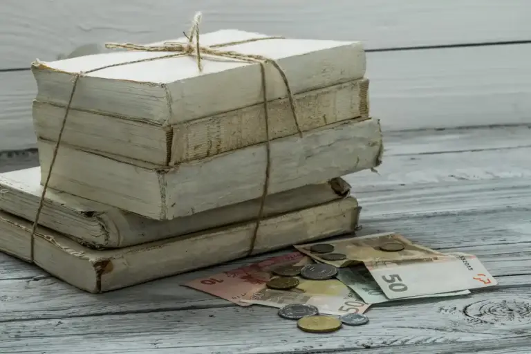 Dutch paper receipts tax refund shoebox