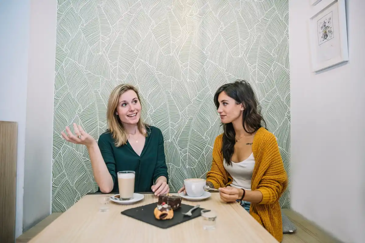 awkward conversation at the table