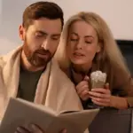 couple silent therapy together at home dutch atmosphere