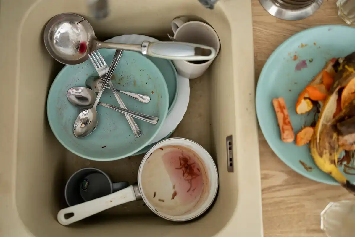 messy Dutch kitchen hygiene mistake