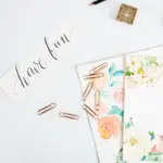 handwritten productivity list on paper desk