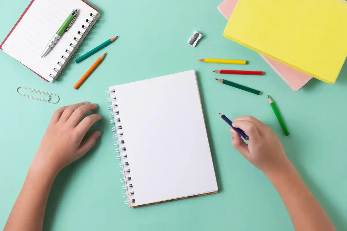 handwriting notes notebook classroom