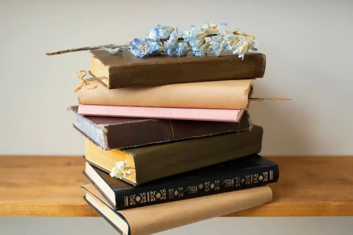 old Dutch schoolbooks creative reuse