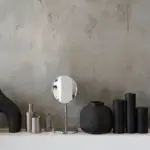 modern small Dutch bathroom vertical storage