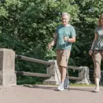Dutch people urban walking healthy lifestyle spring