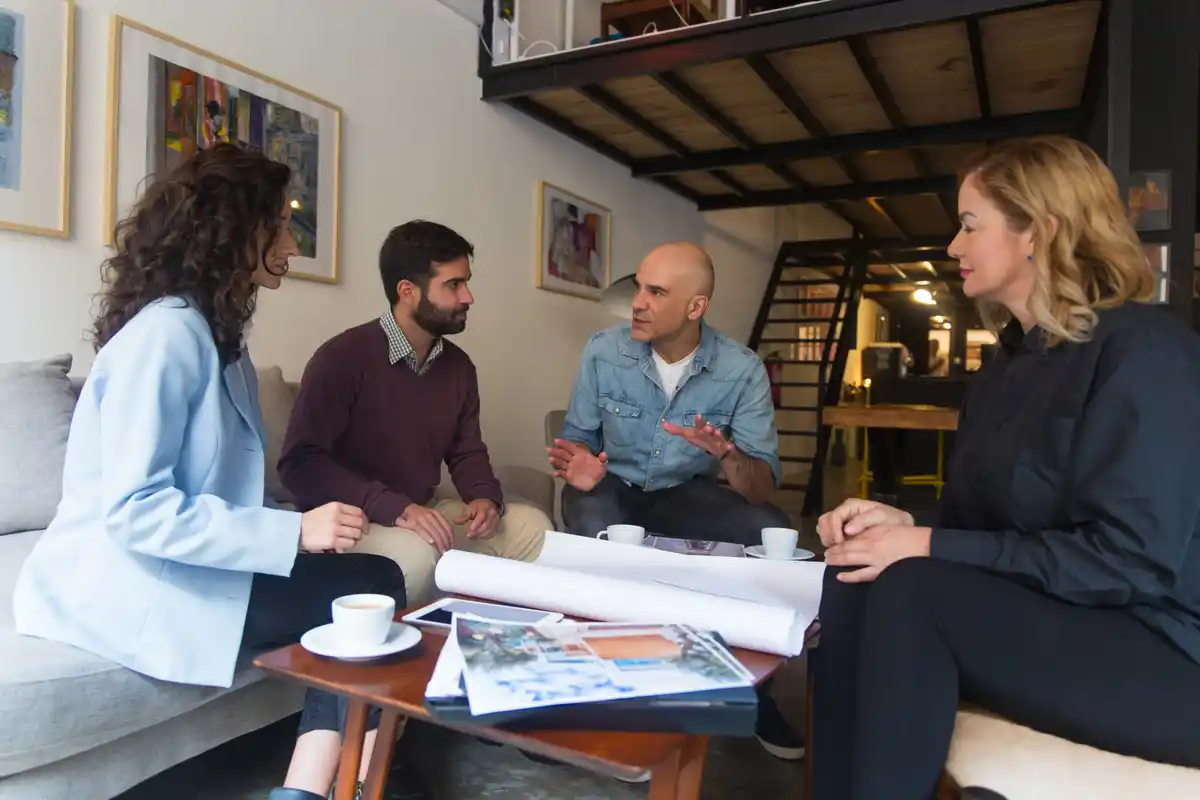 modern professionals flexible planning Dutch office