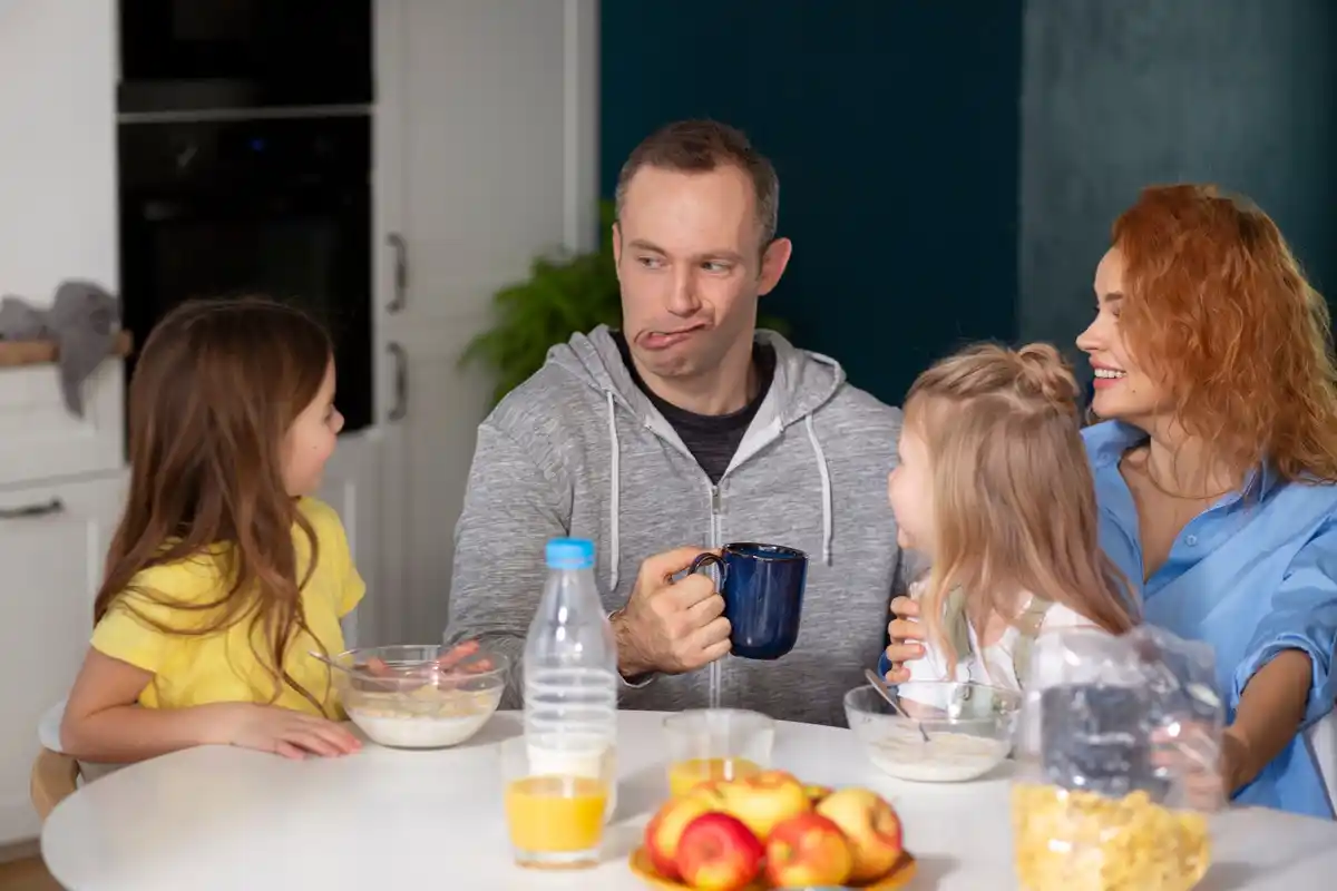 busy dutch parents morning routine home